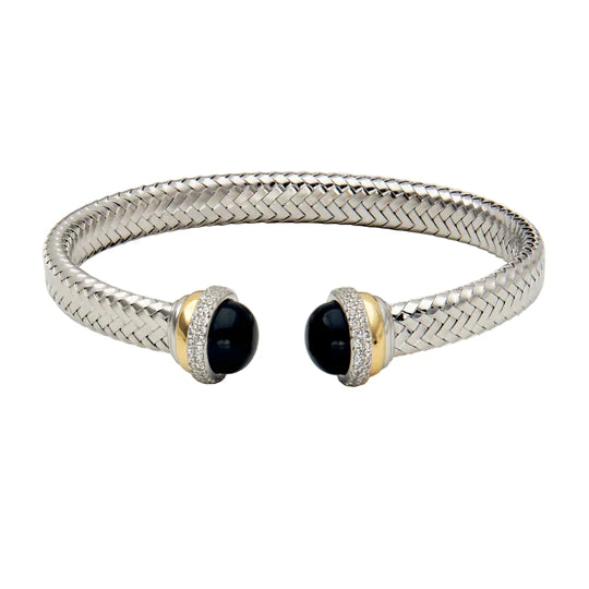 Charles Garnier Sterling Silver Black Agate