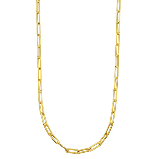 Charles Garnier Sterling Silver Paperclip Chain Necklace