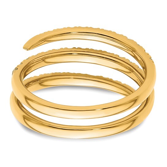 True Origin 14k Lab Grown Diamond VS Fancy gold Band