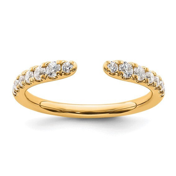 True Origin 14k Lab Grown Diamond VS Fancy gold Band