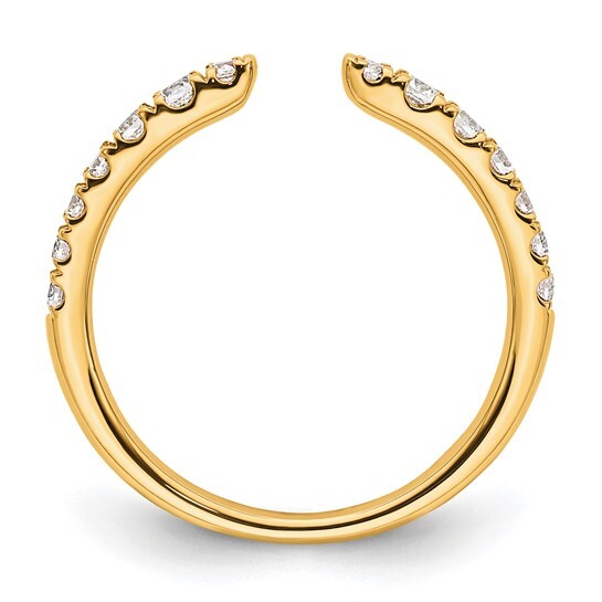 True Origin 14k Lab Grown Diamond VS Fancy gold Band