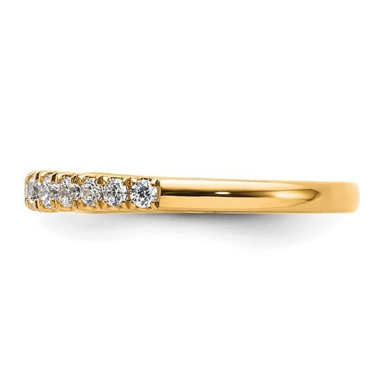 True Origin 14k Lab Grown Diamond VS Fancy gold Band