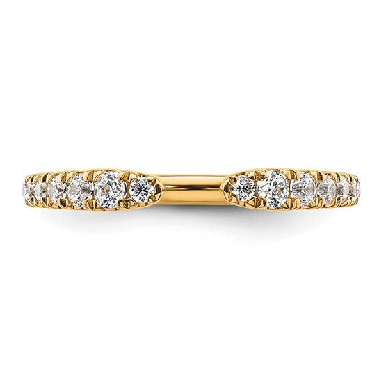 True Origin 14k Lab Grown Diamond VS Fancy gold Band