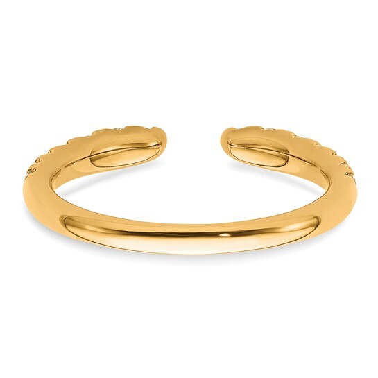 True Origin 14k Lab Grown Diamond VS Fancy gold Band