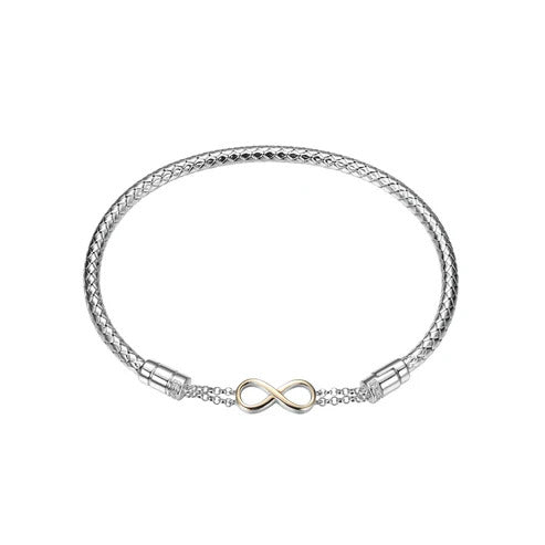 Charles Garnier Infinity Two-Tone Bangle