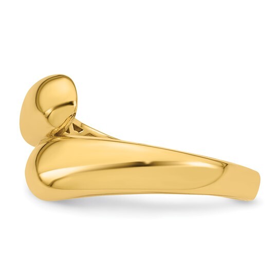 14K Yellow Gold Bypass Ring