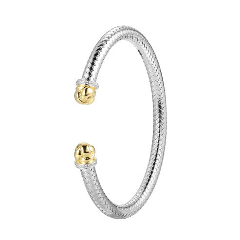 Charles Garnier Celestial Mesh Cuff Bracelet