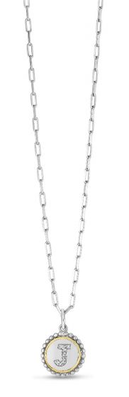 Phillip Gavriel Popcorn Initials Necklace Series - All Letters