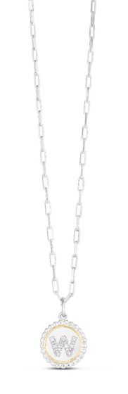 Phillip Gavriel Popcorn Initials Necklace Series - All Letters