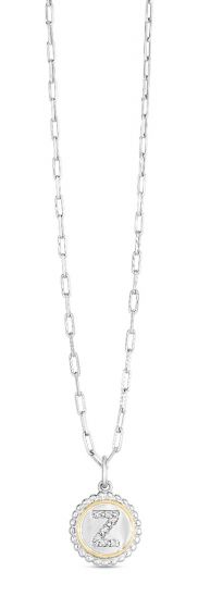 Phillip Gavriel Popcorn Initials Necklace Series - All Letters