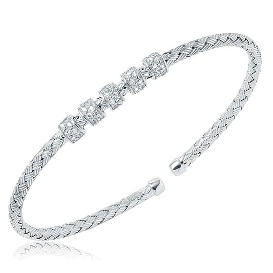 Charles Garnier Radiant Mesh Brilliance Cuff