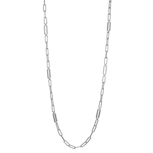 Charles Garnier Sterling Silver Paperclip Celestial Sparkle Necklace