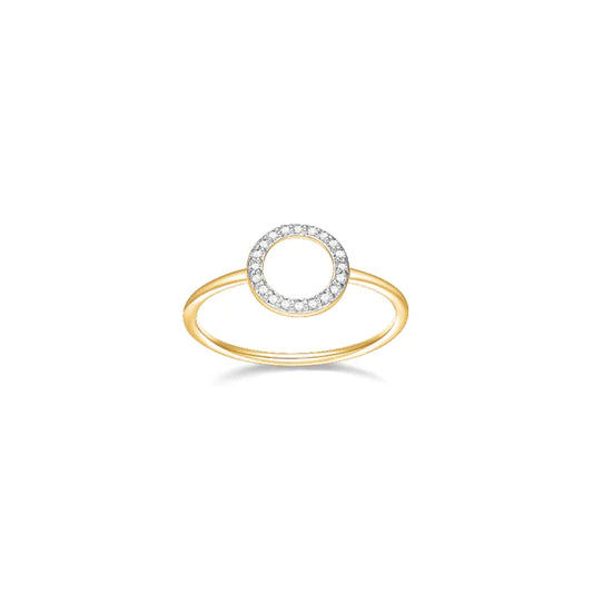 Charles Garnier Radiant Circle Diamond Ring