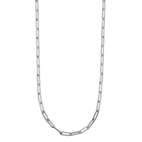 Charles Garnier Sterling Silver Paperclip Chain Necklace