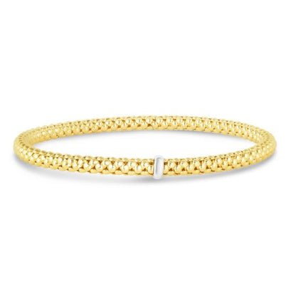 Phillip Gavriel 14K Gold Popcorn Stretch 4mm Bracelet