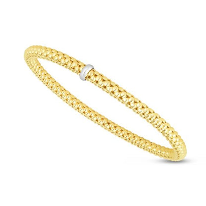 Phillip Gavriel 14K Gold Popcorn Stretch 4mm Bracelet