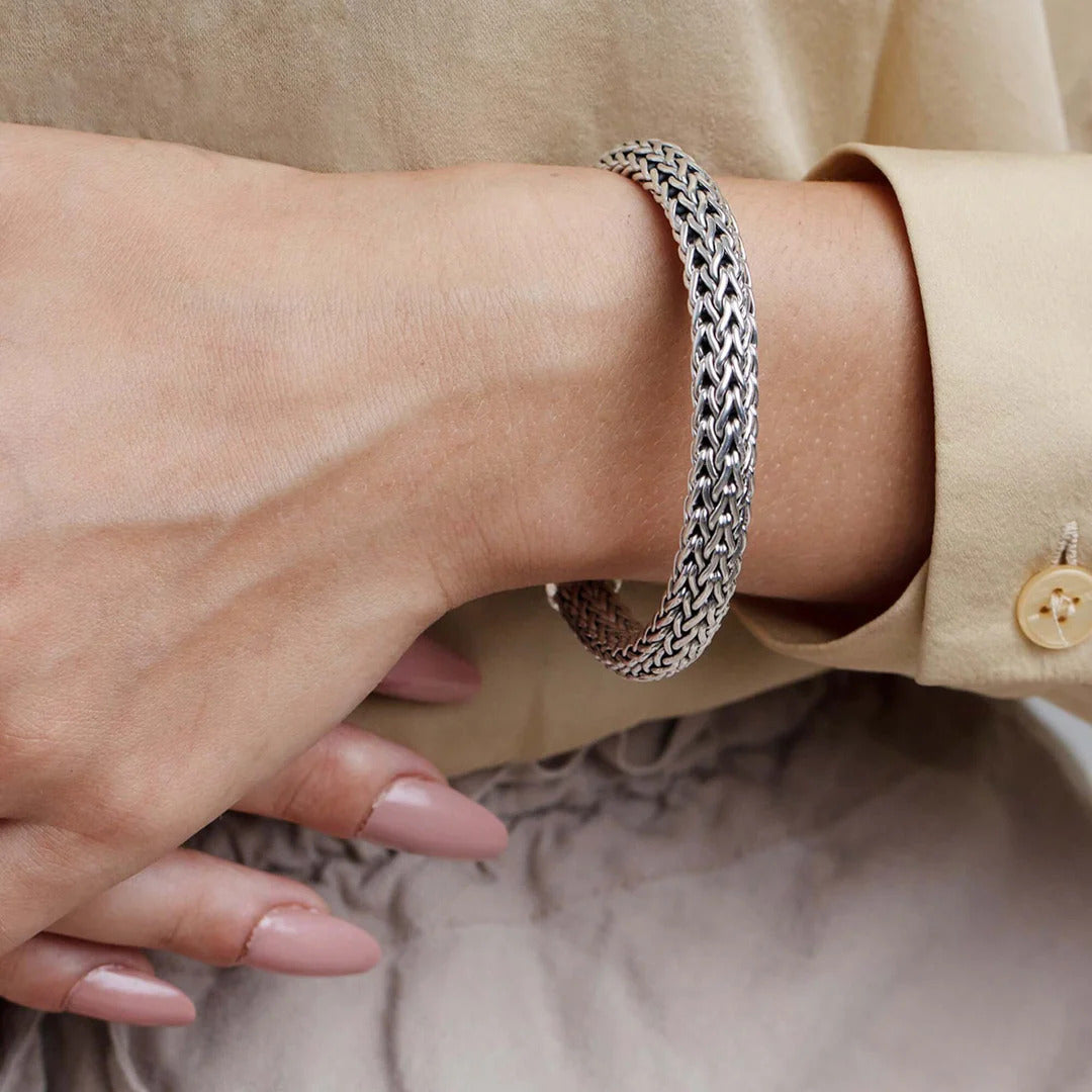 Phillip Gavriel Silver Woven Bracelet