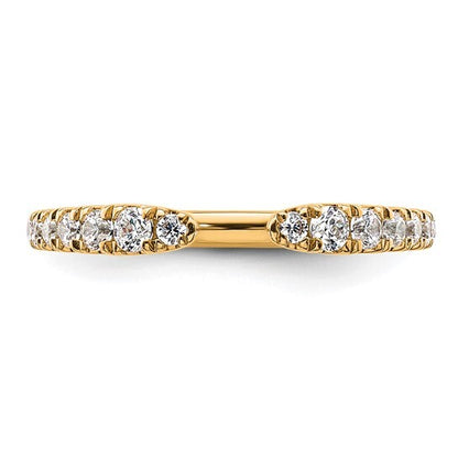 True Origin 14k Lab Grown Diamond VS  Fancy gold Band