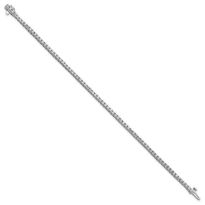 14k White Gold AA Diamond Tennis Bracelet