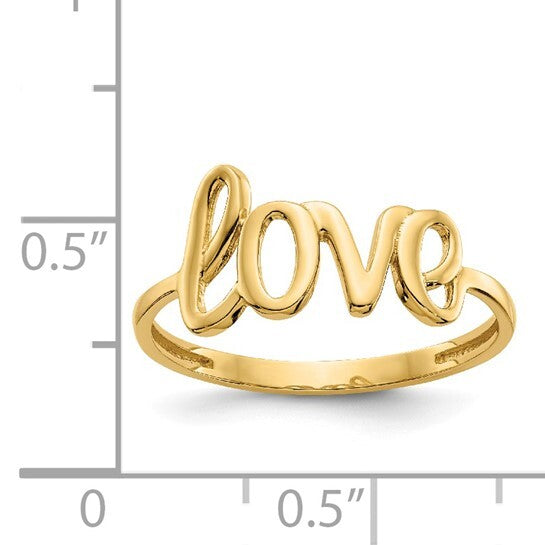 14k Love Ring