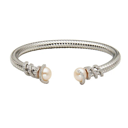 Charles Garnier Meshed Pearl Elegance Cuff