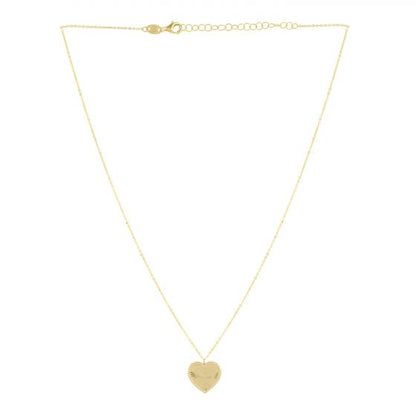 Phillip Gavriel Popcorn Radiating Heart Necklace