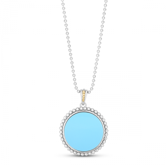 Phillip Gavriel Popcorn Turquoise Medallion