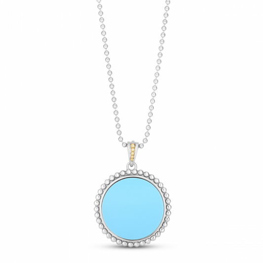 Phillip Gavriel Popcorn Turquoise Medallion