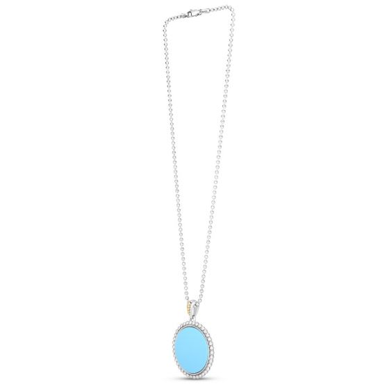 Phillip Gavriel Popcorn Turquoise Medallion