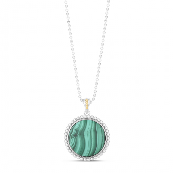 Phillip Gavriel Popcorn Malachite Medallion