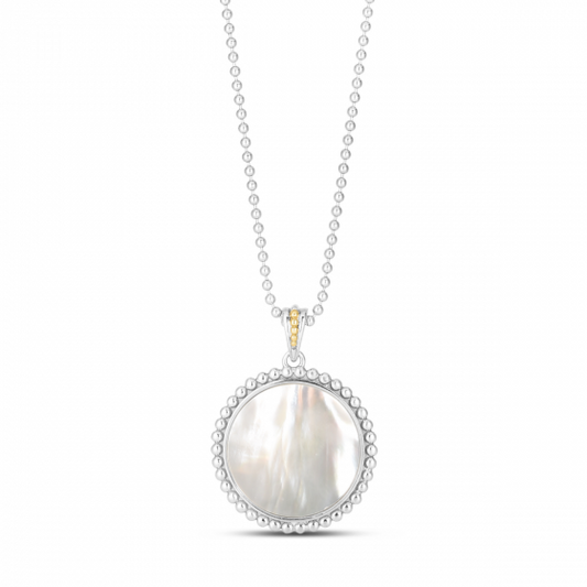 Phillip Gavriel Popcorn Mother Of Pearl Medallion