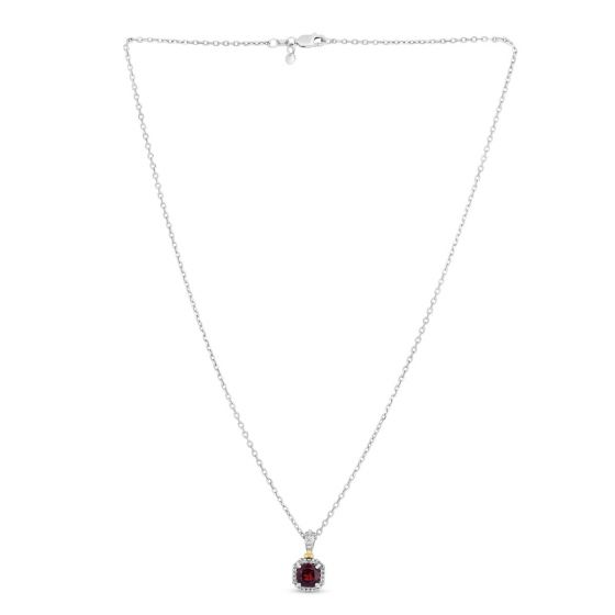 Phillip Gavriel Garnet Drop Popcorn Pendant