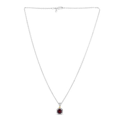 Phillip Gavriel Garnet Drop Popcorn Pendant