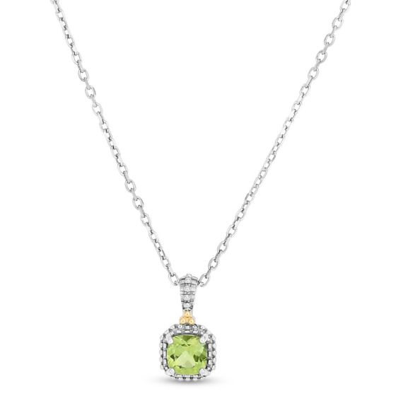 Phillip Gavriel Peridot Drop Popcorn Pendant