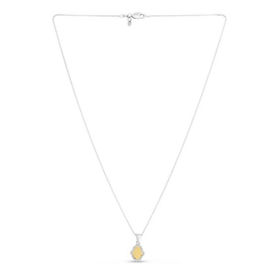 Phillip Gavriel Popcorn Hamsa Pendant