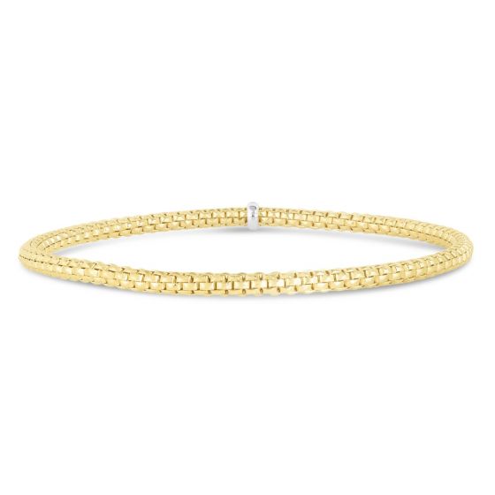 Phillip Gavriel 14K Gold Popcorn Stretch 3mm Bracelet